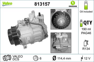 Компресор кондиціонера W203/W220 2.0-3.2 00-