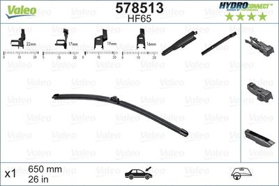 Щітка склоочисника (650mm) PASSAT/OCTAVIA/SUPERB 14-