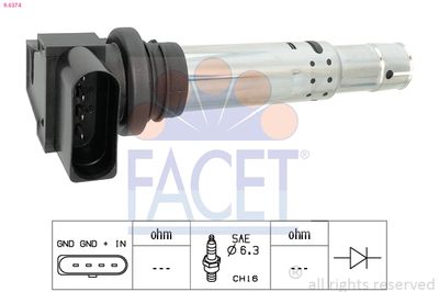 Котушка запалення Golf V/Caddy III/Fabia/Octavia 1.2/1.4/1.6 03-