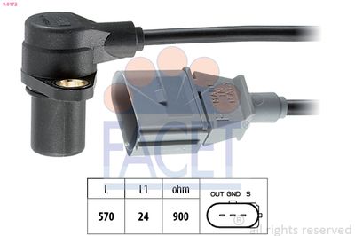 Датчик колінвала FABIA,OCTAVIA, SUPERB/VWGOLF IV,PASSAT/Audi A4,A6 1.6-3.2 94-10