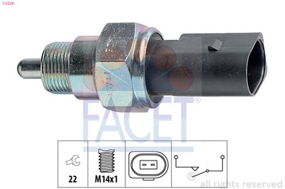 Датчик заднього ходу Skoda Fabia 1.0/1.4 99-03 / VW Lupo 1.0-1.7 98-05