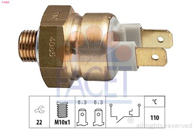 Датчик температури Audi 100/80/A6 1.6-2.3 85-98