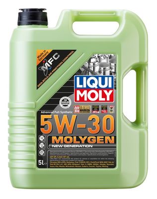 Олива 5W30 API/ILSAC 5L LIQUI MOLY MOLYGEN NEW GENERATION