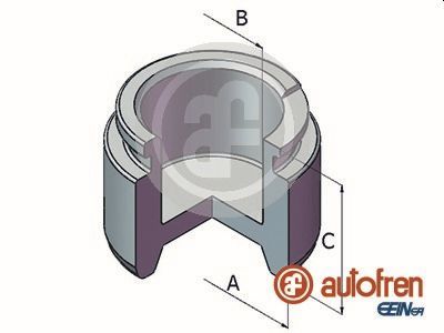 Поршень супорта зад Citroen C4 09-/MB W124/201/202 35x26,5