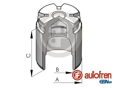 Поршень супорта зад CX-5/AURIS/COROLLA/PRIUS (38-46,8мм) 07-