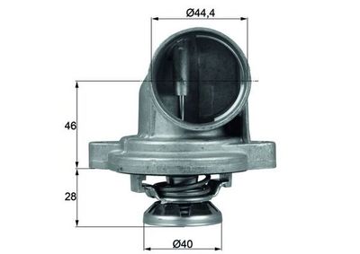 Термостат MB Vito (638) 2.3 D/TD 96-03 (80C)