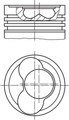 Поршень LT/T4 2.5TDI (81mm/STD) (1-2 цил.)
