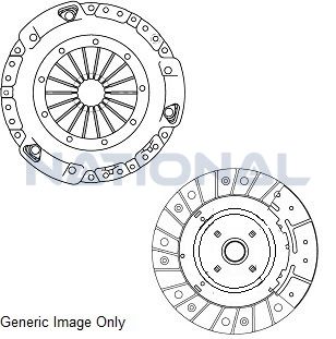 Комплект зчеплення Mondeo III 1.8/2.0i 03-07 (240mm23z)