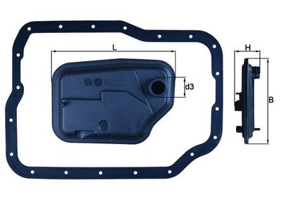 Фільтр АКПП Mazda 6/Fiesta/Focus -12 (4-ст. АКПП 4F27E)