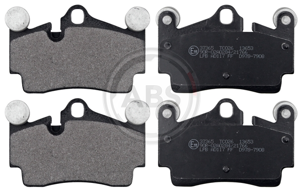 Гальмівні колодки зад. Audi Q7/Touareg/Cayenne (Brembo) (112,2x73,2x16,2)