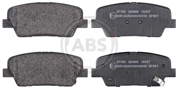 Гальмівні колодки зад. Santa Fe II/III 06-/Sorento II/III 09- (mando) (117x48,3x15,5)