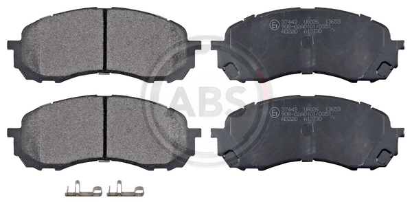 Гальмівні колодки пер. Subaru Impreza 02-/Forester 02- (akebono)
