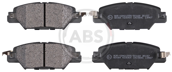 Гальмівні колодки зад. Mazda CX5 14- (Akebono)