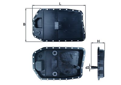 Фільтр АКПП BMW 3 (E90)/5 (E60) 01- (з піддоном в зборі)