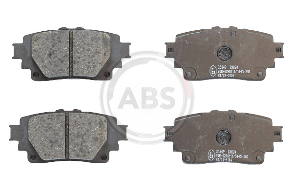 Гальмівні колодки зад. Lexus NX 21-/RX 23- /Toyota Rav4 19- (Akebono)