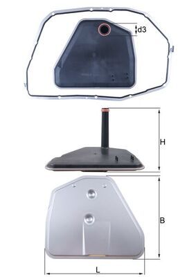 Фільтр АКПП Audi A4/A6/A8 02-11 / VW Phaeton 03-16