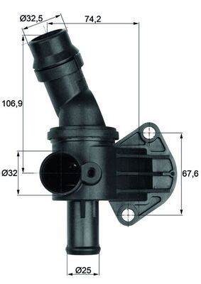 Термостат Audi A3/Seat Leon/Skoda Octavia/VW Golf IV/Polo 2.0 FSI 03-10 (87C)