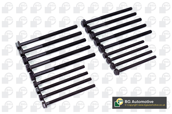 Болти головки блоку Transit V184/V347 00- (к-кт)