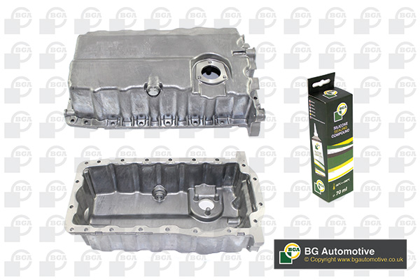 Масляний піддон Caddy 1.9TDI/2.0SDI 04- (дв. BDJ,BST,BJB) з отв. для датчика рівня масла