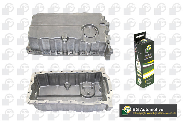 Масляний піддон Caddy 1.9TDI/2.0SDI 04- (дв. BDJ,BST,BJB) без отв. для датчика рівня масла