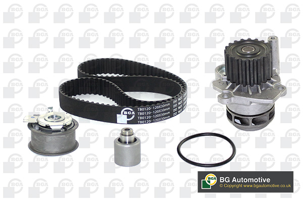 Комплект ГРМ (+ помпа) Caddy 1.9TDI 04-10