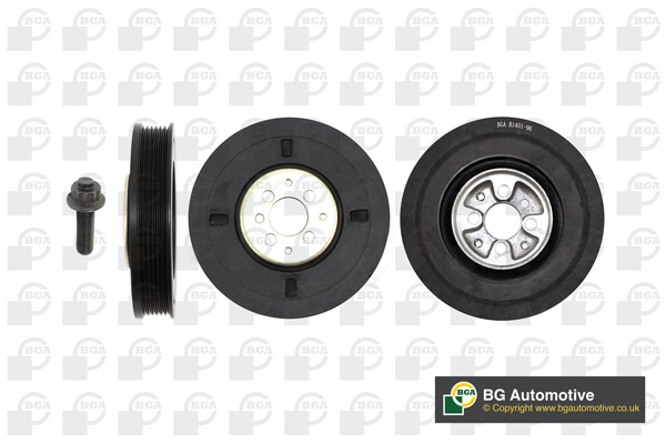 Шків колінвалу T4/Caddy II 1.9 D/TD/TDI/SDI (к-кт)