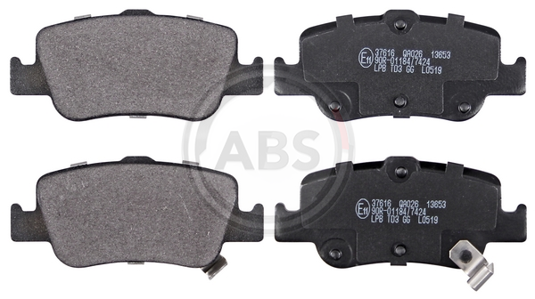 Гальмівні колодки зад. Toyota Auris 07-12/Corolla 13- (bosch)