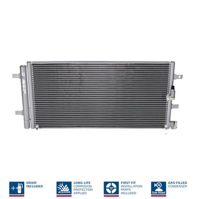 Радіатор кондиціонера AUDI Q5/MACAN (95B) 2.0-3.6 08-17