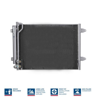 Радіатор кондиціонера Passat 1.6-2.0/1.6D-2.0D 05-16